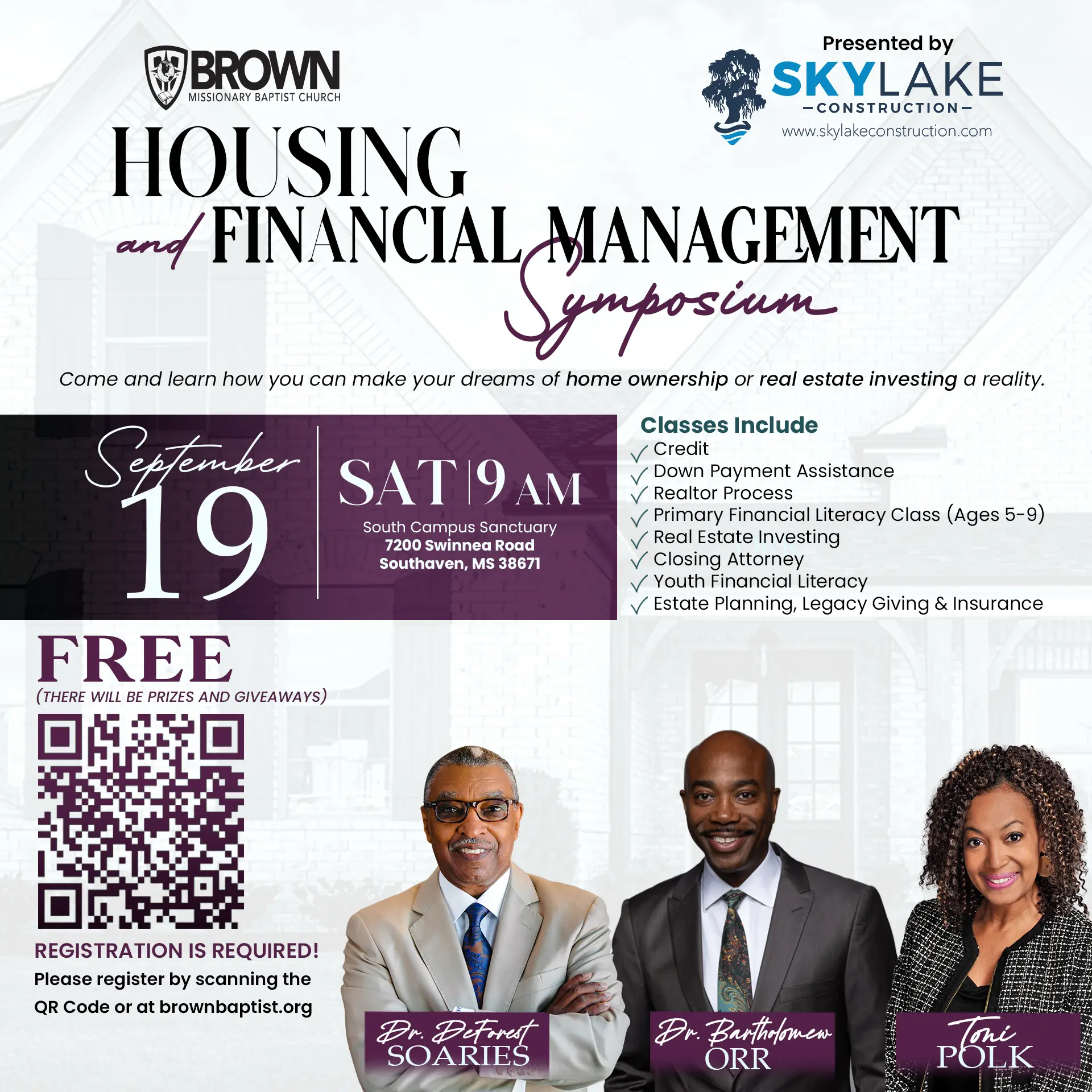 Housing and Financial Management Symposium promotional graphic