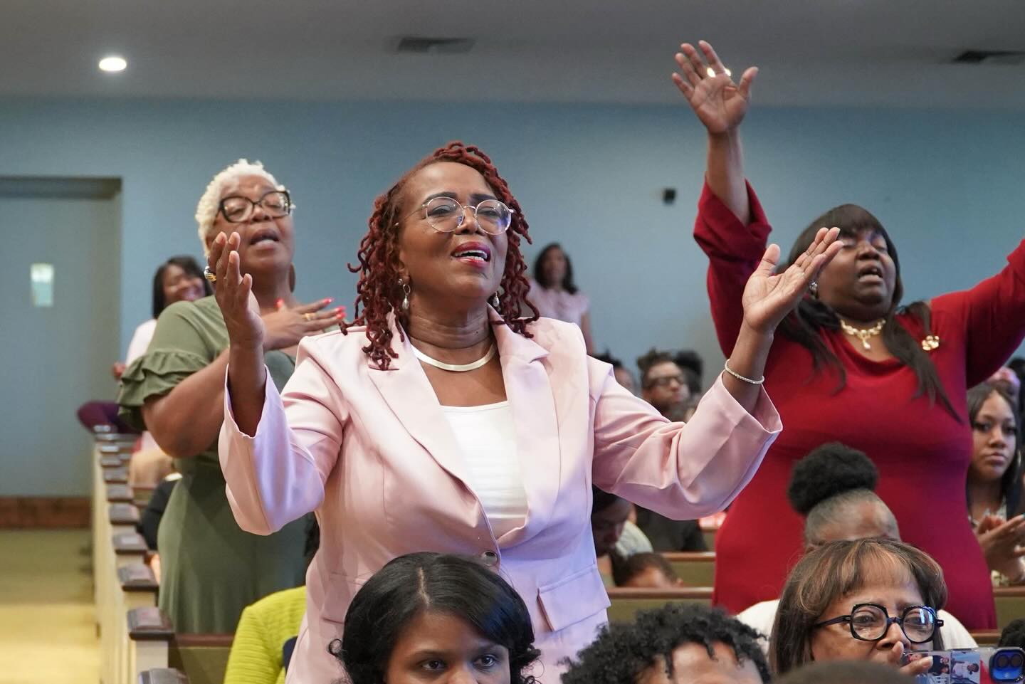 Brown Baptist worship